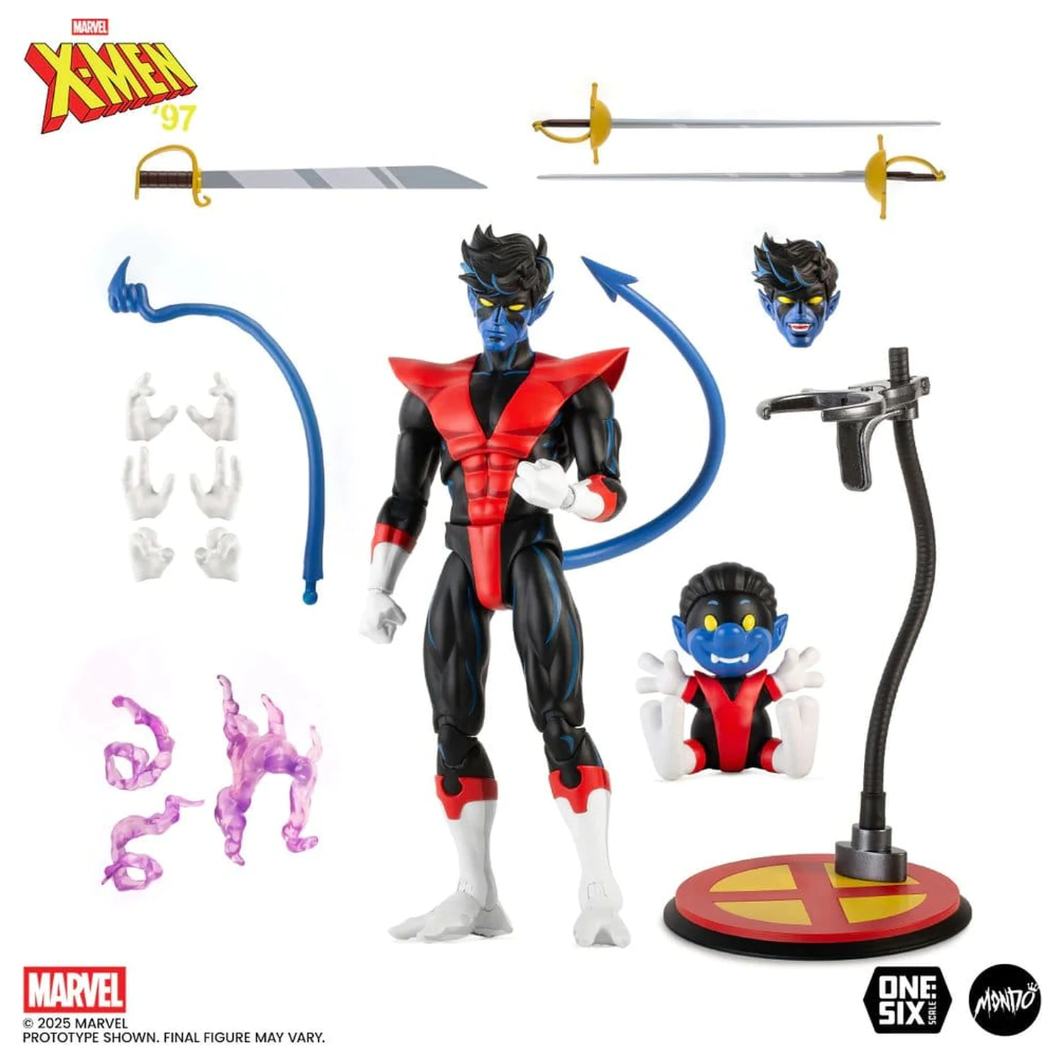 X-Men '97 Akcijska figura 1/6 Nightcrawler 27 cm fotografija proizvoda