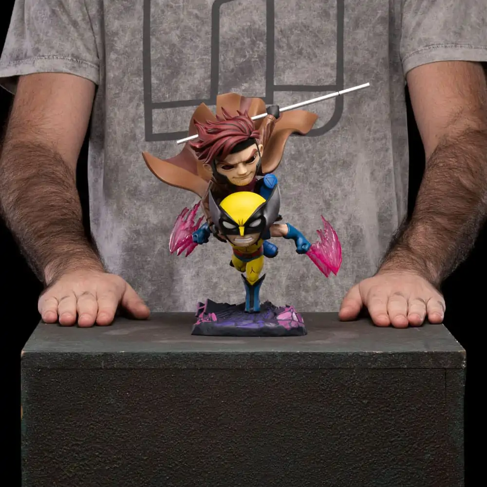 X-Men 97 Mini Co. PVC Figura Gambit i Wolverine 23 cm fotografija proizvoda