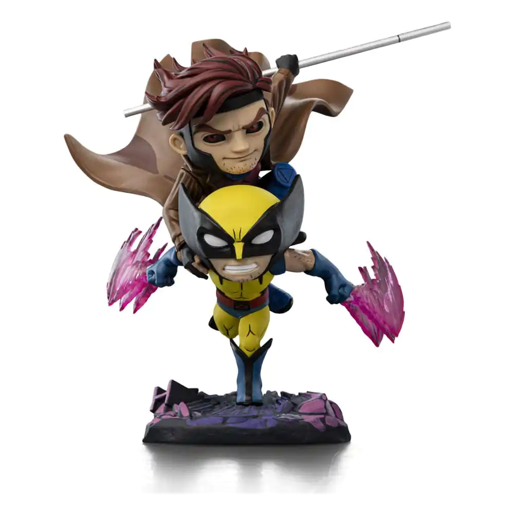 X-Men 97 Mini Co. PVC Figura Gambit i Wolverine 23 cm fotografija proizvoda