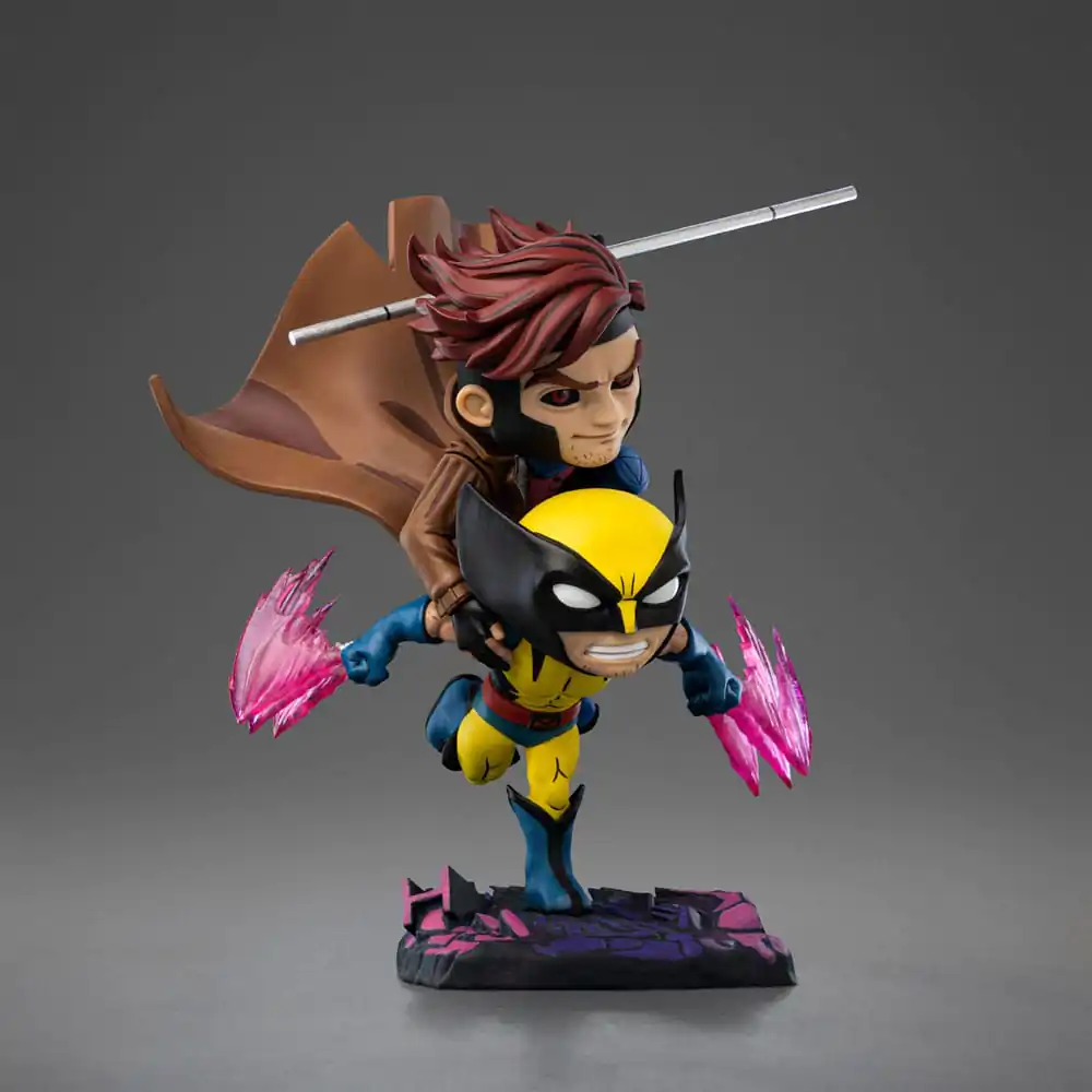 X-Men 97 Mini Co. PVC Figura Gambit i Wolverine 23 cm fotografija proizvoda