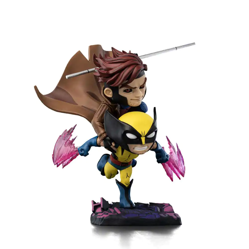 X-Men 97 Mini Co. PVC Figura Gambit i Wolverine 23 cm fotografija proizvoda