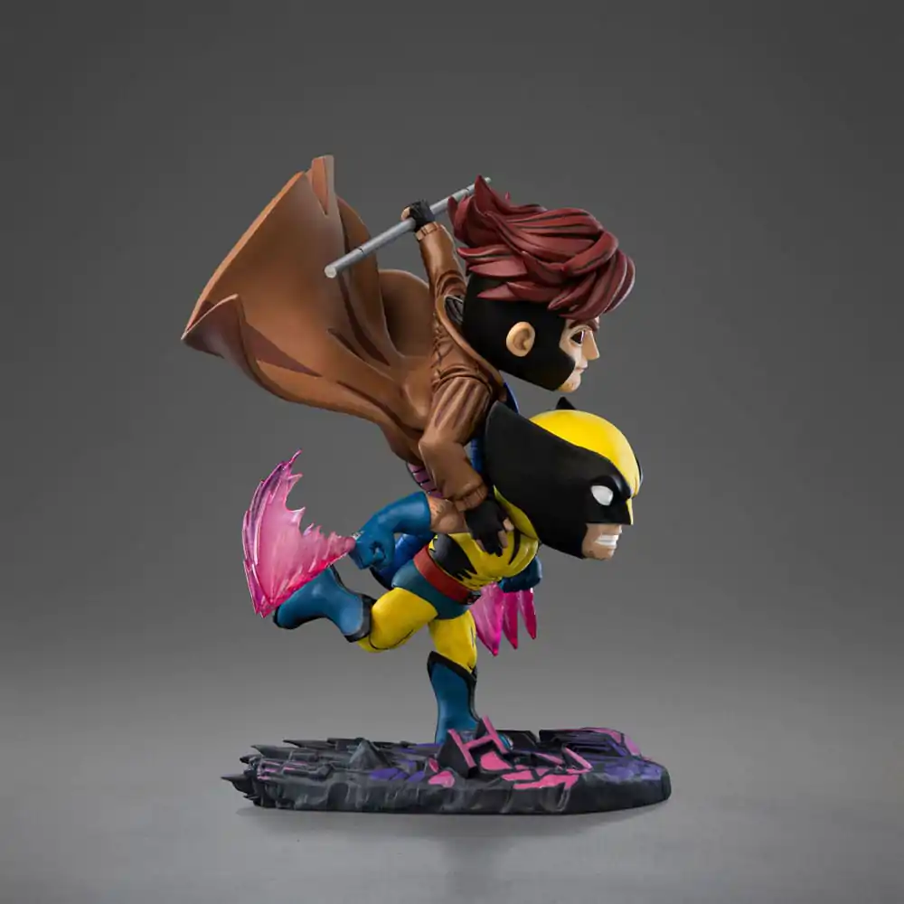 X-Men 97 Mini Co. PVC Figura Gambit i Wolverine 23 cm fotografija proizvoda