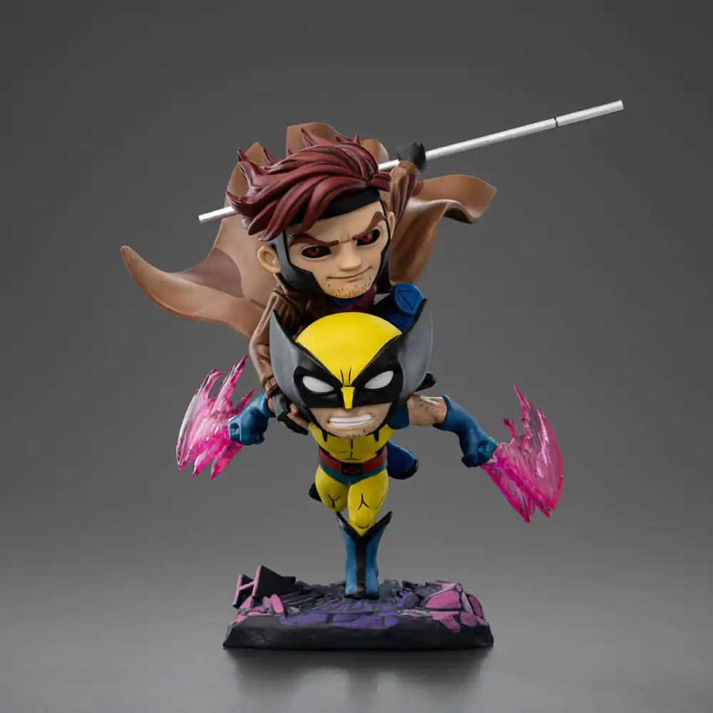 X-Men 97 Mini Co. PVC Figura Gambit i Wolverine 23 cm fotografija proizvoda