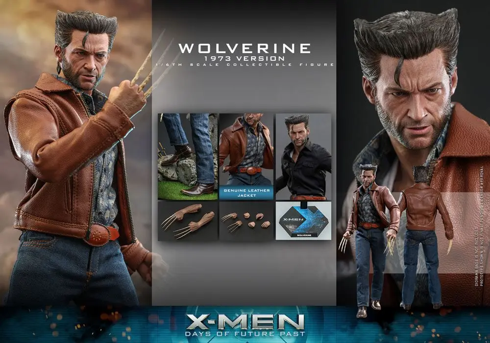 X-Men Days of Future Past Movie Masterpiece akcijska figura 1/6 Wolverine (1973 Version) 30 cm fotografija proizvoda