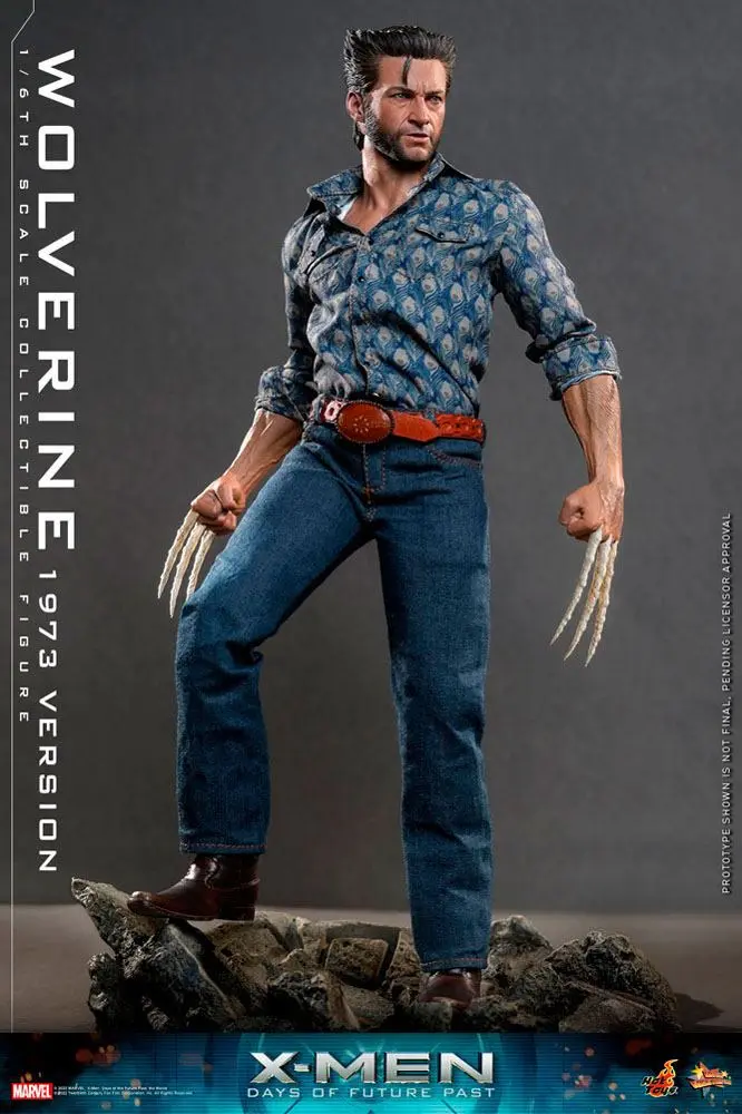 X-Men Days of Future Past Movie Masterpiece akcijska figura 1/6 Wolverine (1973 Version) 30 cm fotografija proizvoda