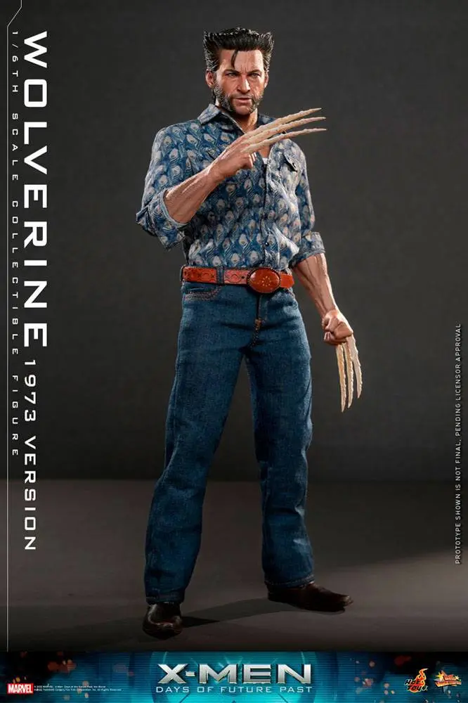 X-Men Days of Future Past Movie Masterpiece akcijska figura 1/6 Wolverine (1973 Version) 30 cm fotografija proizvoda