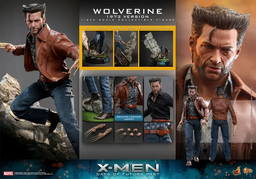 X-Men Days of Future Past Movie Masterpiece akcijska figura 1/6 Wolverine (verzija iz 1973.) Deluxe verzija 30 cm fotografija proizvoda