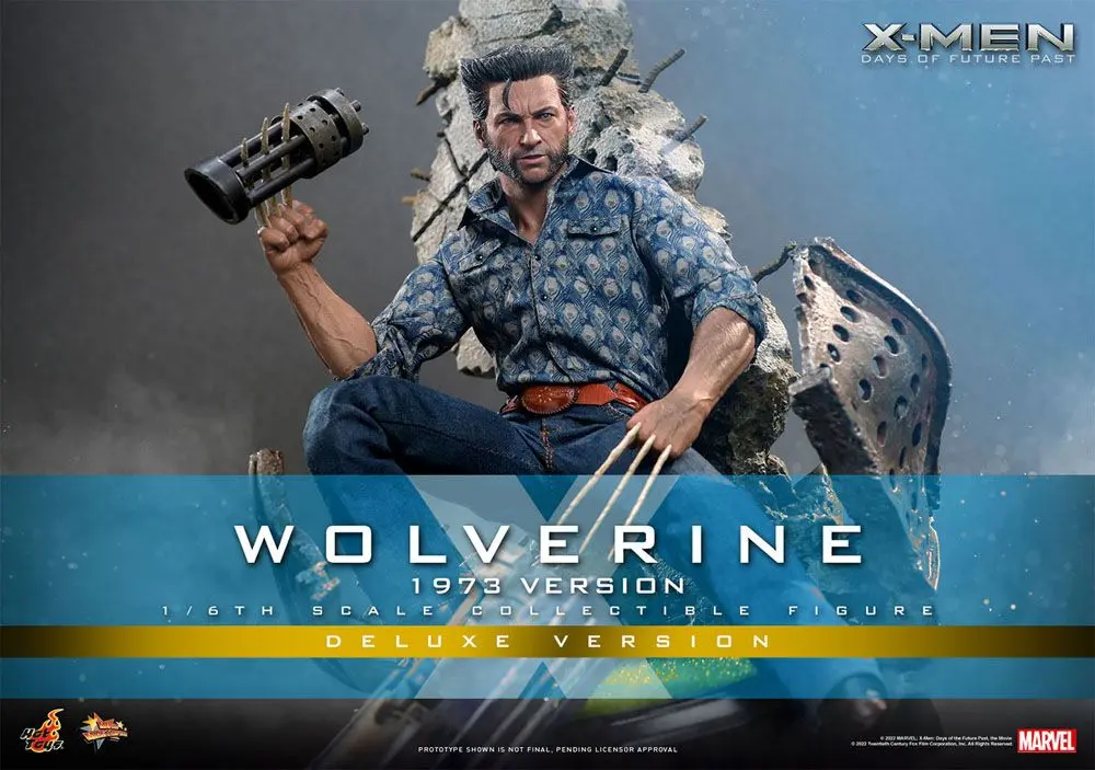 X-Men Days of Future Past Movie Masterpiece akcijska figura 1/6 Wolverine (verzija iz 1973.) Deluxe verzija 30 cm fotografija proizvoda