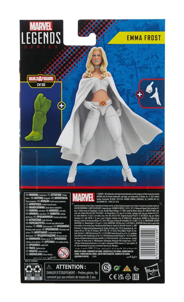 X-Men Marvel Legends akcijska figura Ch'od BAF: Emma Frost 15 cm fotografija proizvoda