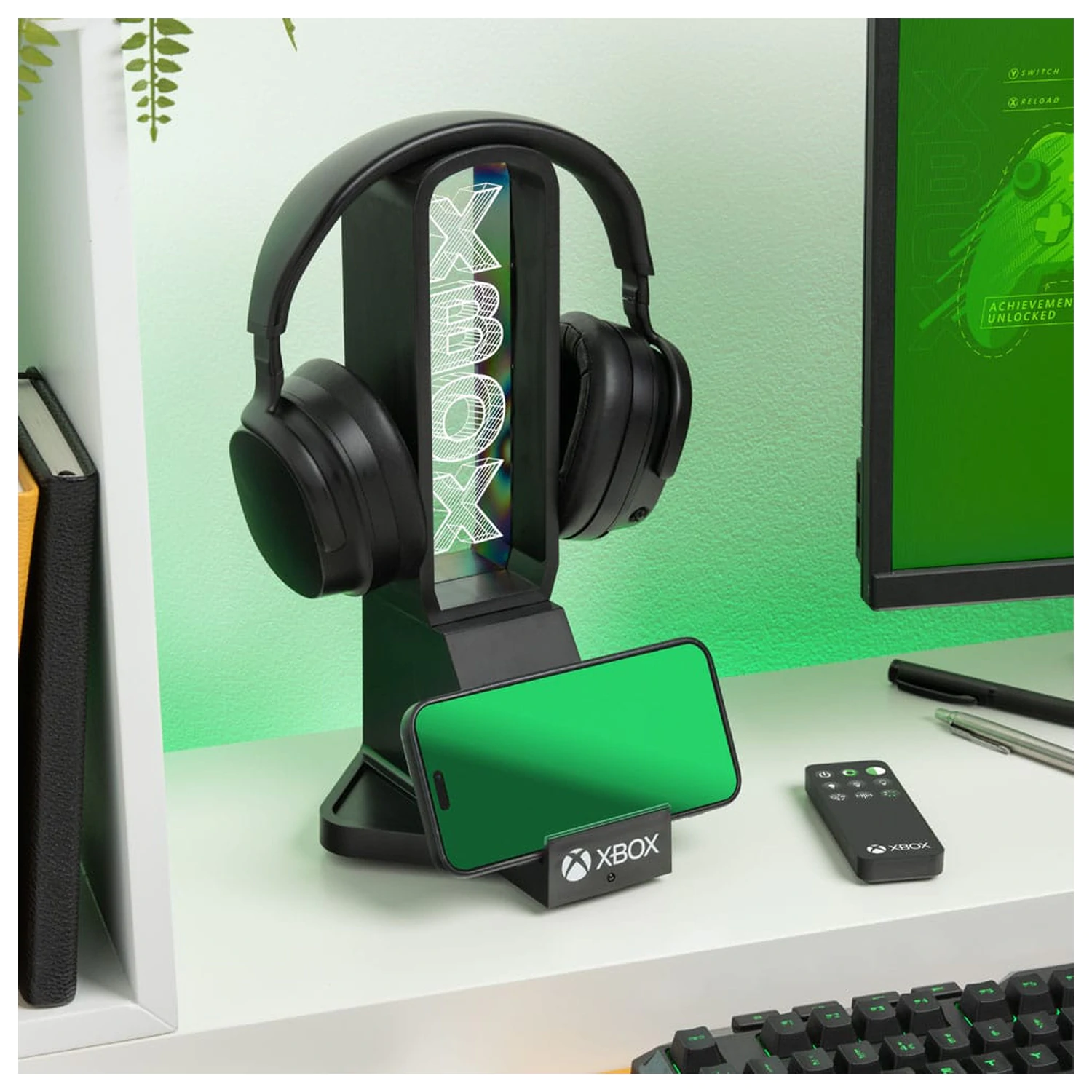 XBox Stalak za slušalice za stol sa svjetlom 30 cm fotografija proizvoda
