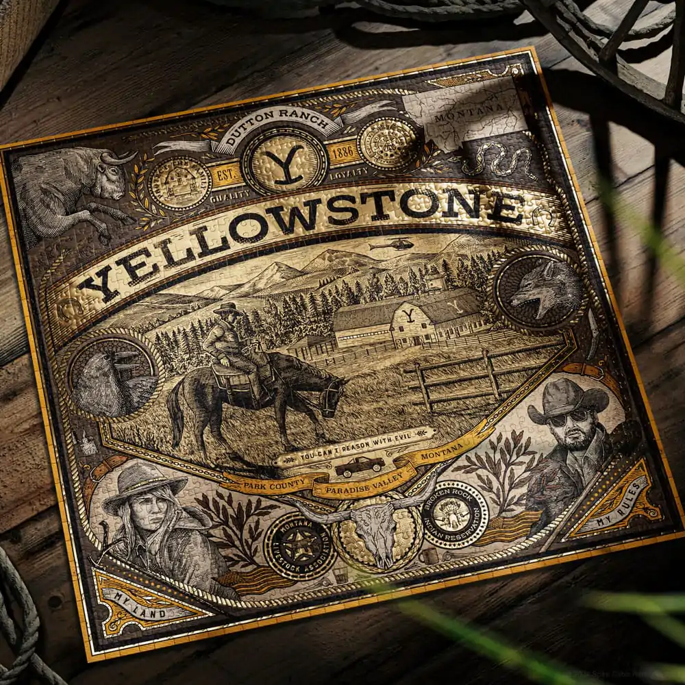 Yellowstone multi-dimensional puzzle (1000 dijelova) fotografija proizvoda