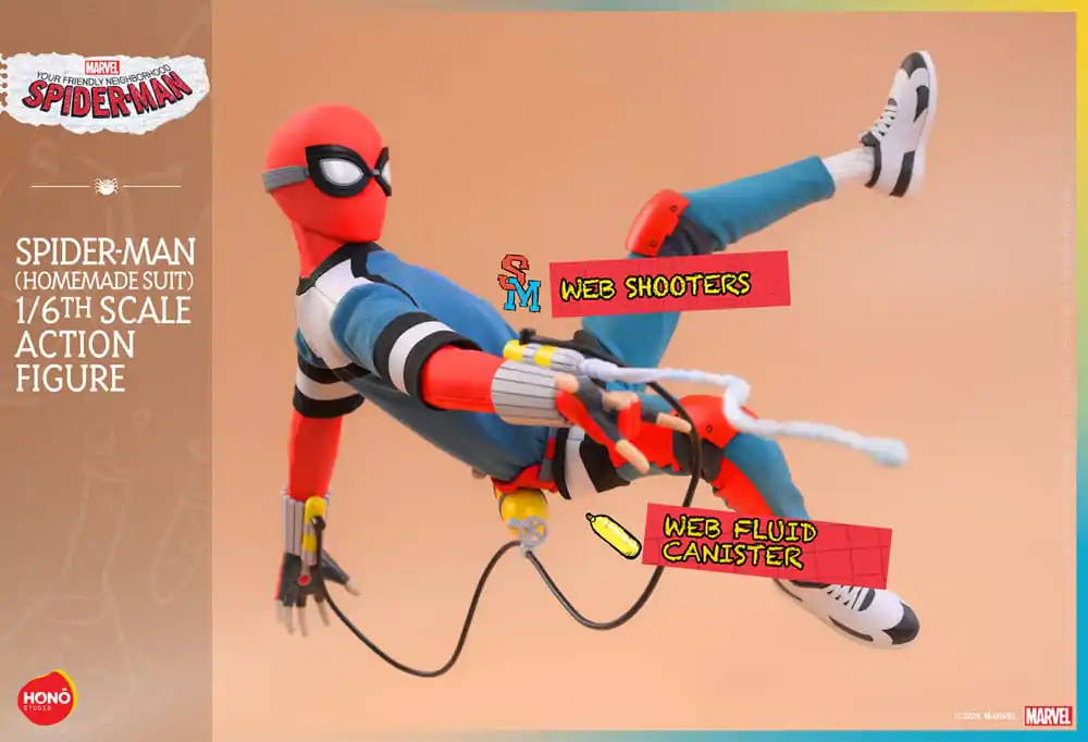 Akcijska figura Vašeg prijateljski nastrojenog susjedstva Spider-Man 1/6 Spider-Man (odijelo domaće izrade) 29 cm fotografija proizvoda