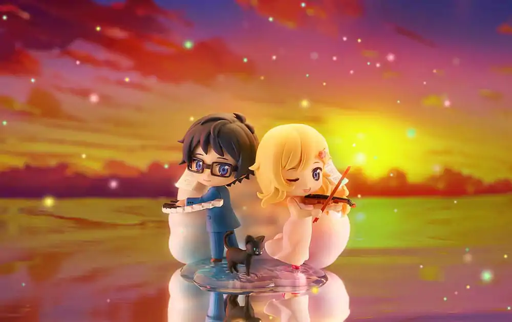 Your Lie in April Qset Mini Figura 2-Pack Kaori Miyazono & Kosei Arima 9 cm fotografija proizvoda