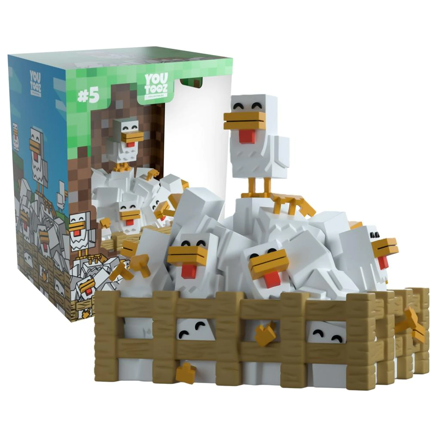 Minecraft Chickens figura 9cm fotografija proizvoda