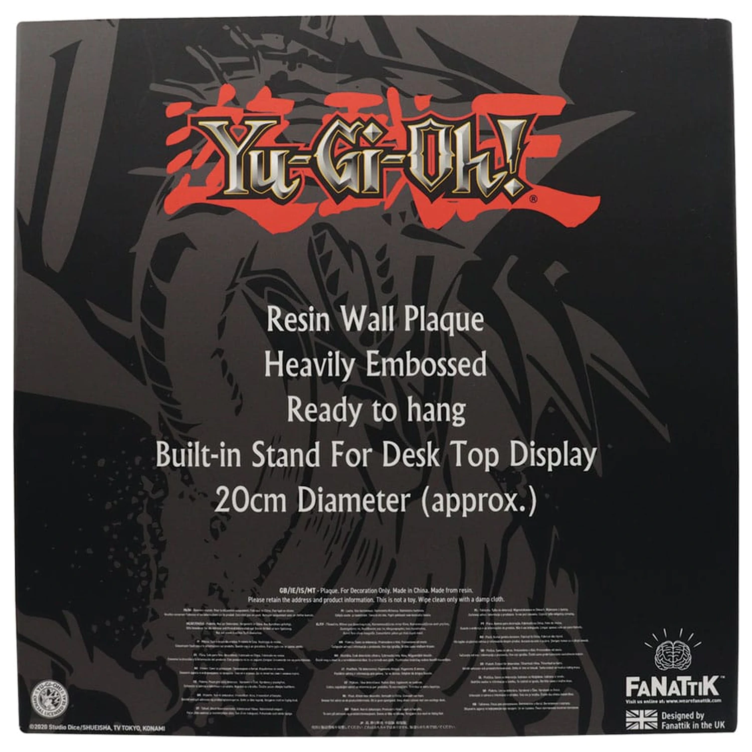 Yu-Gi-Oh! Smola Plaketa Blue-Eyes White Dragon fotografija proizvoda