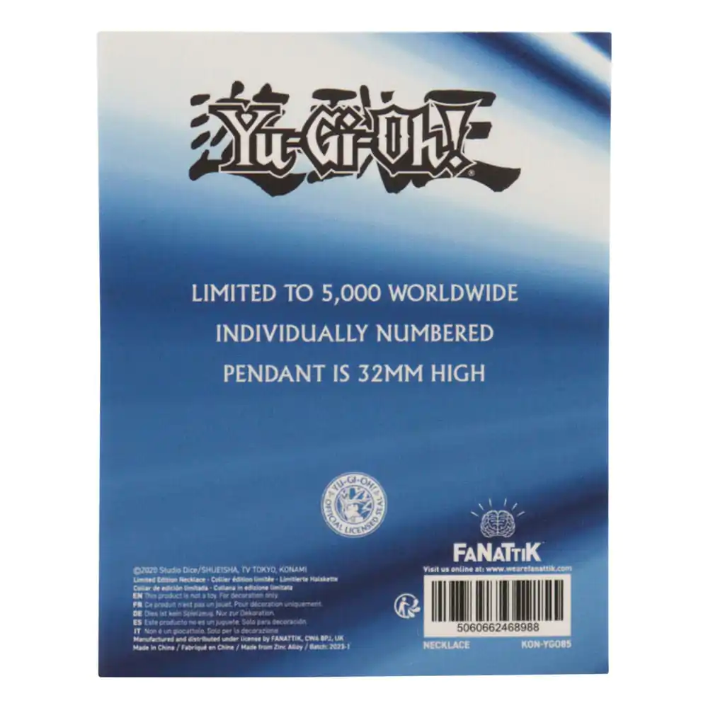 Yu-Gi-Oh! Ogrlica Blue-Eyes White Dragon Limited Edition fotografija proizvoda