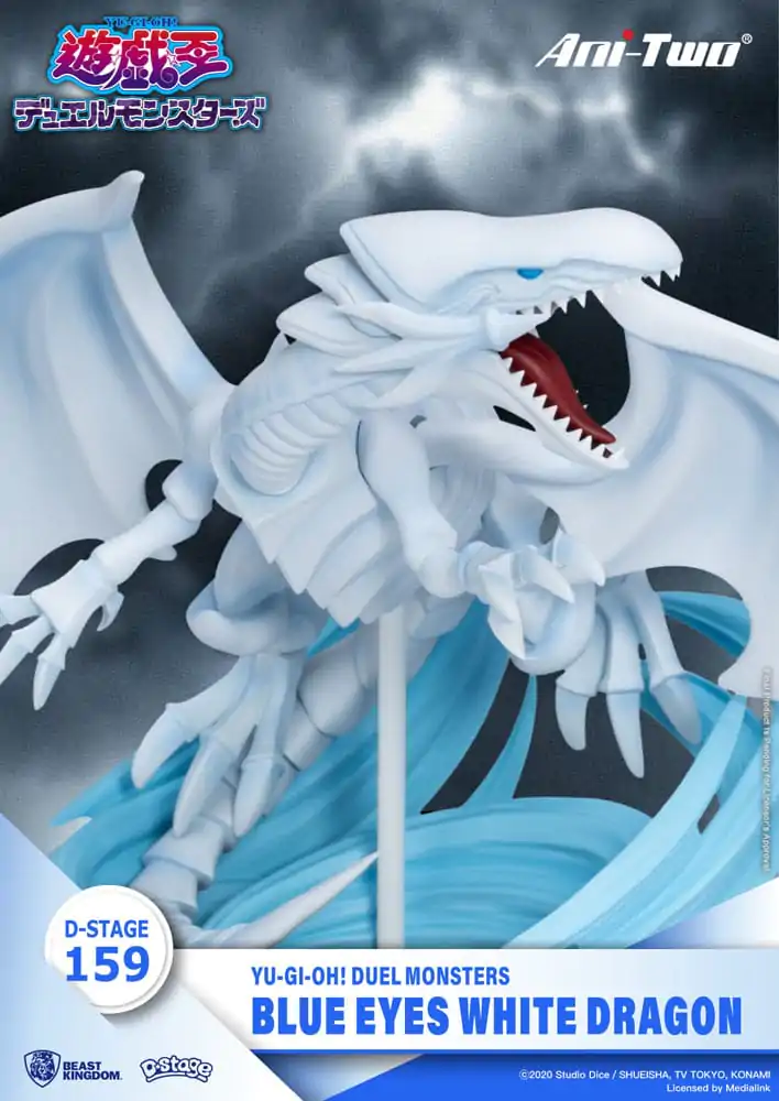 Yu-Gi-Oh! Duel Monsters D-Stage PVC Diorama Plavooki Bijeli Zmaj 15 cm fotografija proizvoda