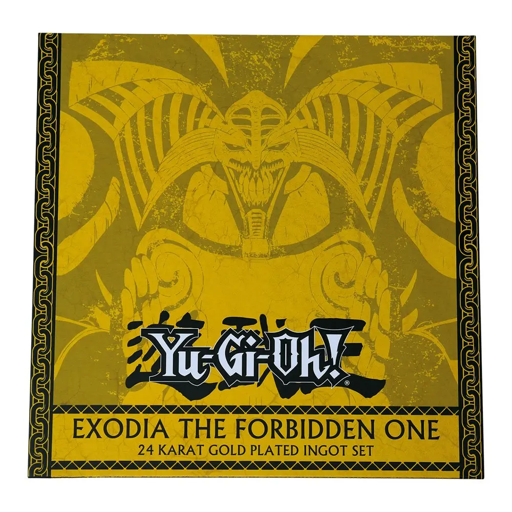 Yu-Gi-Oh! Exodia the Forbidden One ingot set (pozlaćeni) fotografija proizvoda