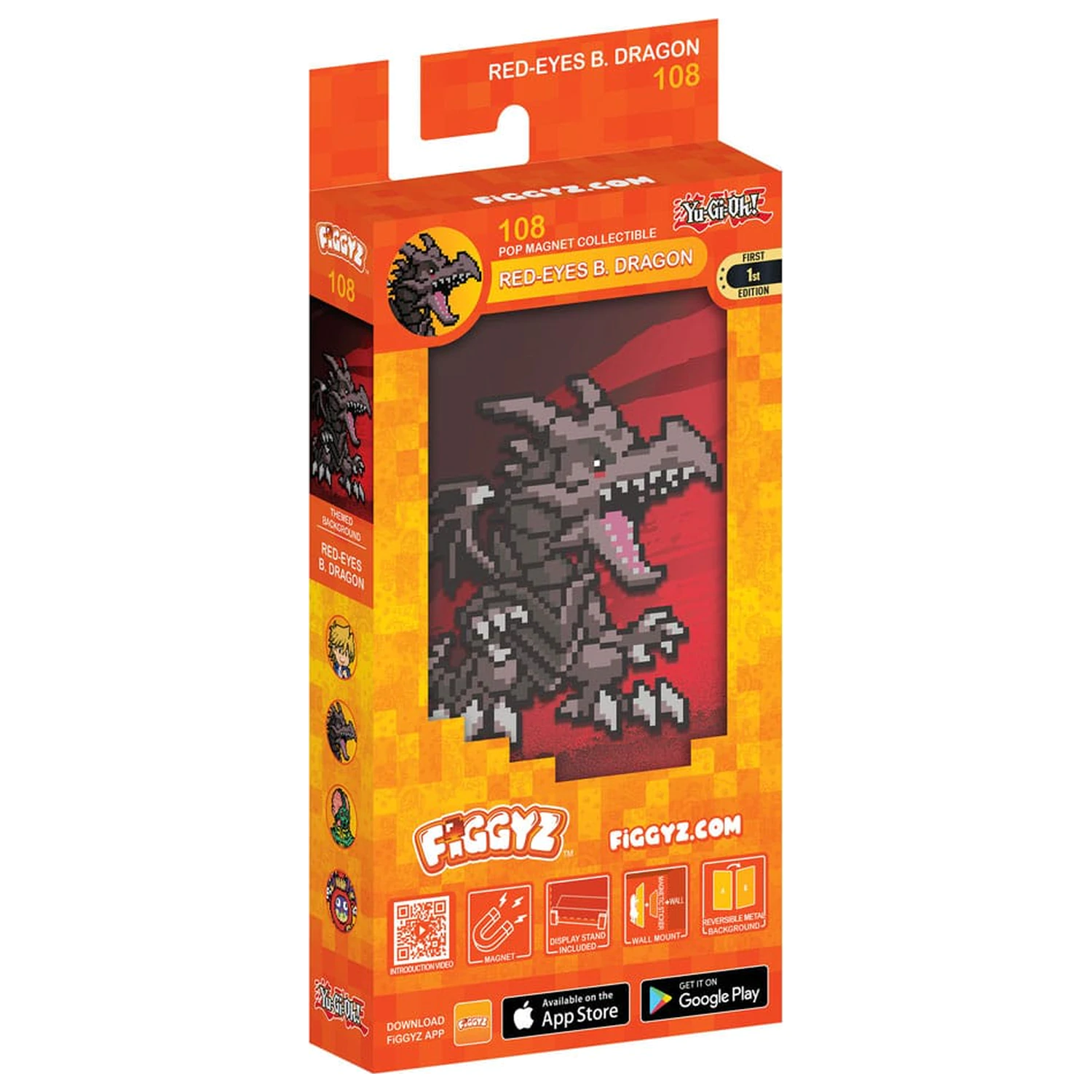 Yu-Gi-Oh! FiGGYZ Magnet Kolekcionarski Red-Eyes B. Dragon 11 cm fotografija proizvoda