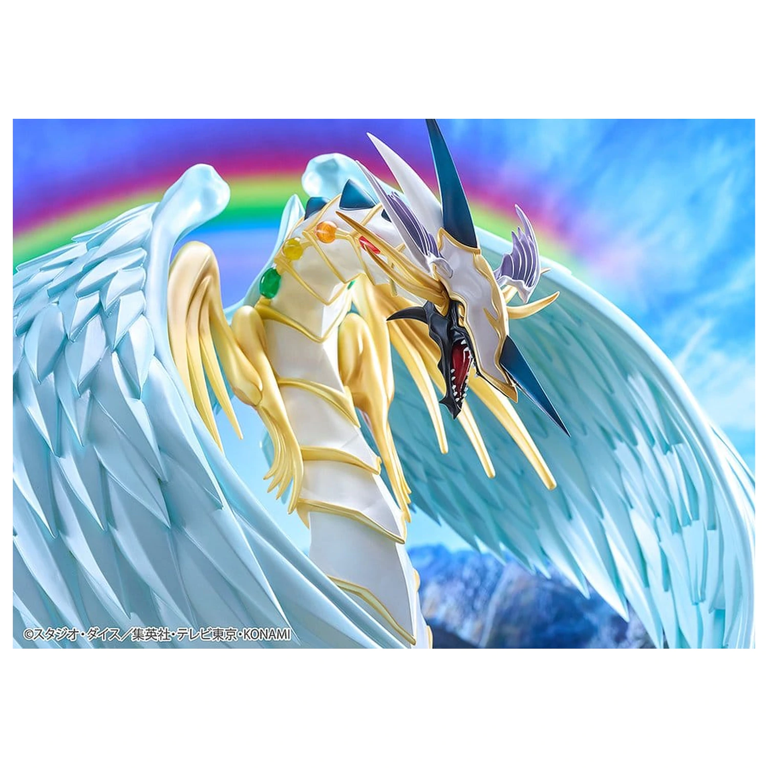 Yu-Gi-Oh! GX PVC figura Rainbow Dragon 28 cm fotografija proizvoda