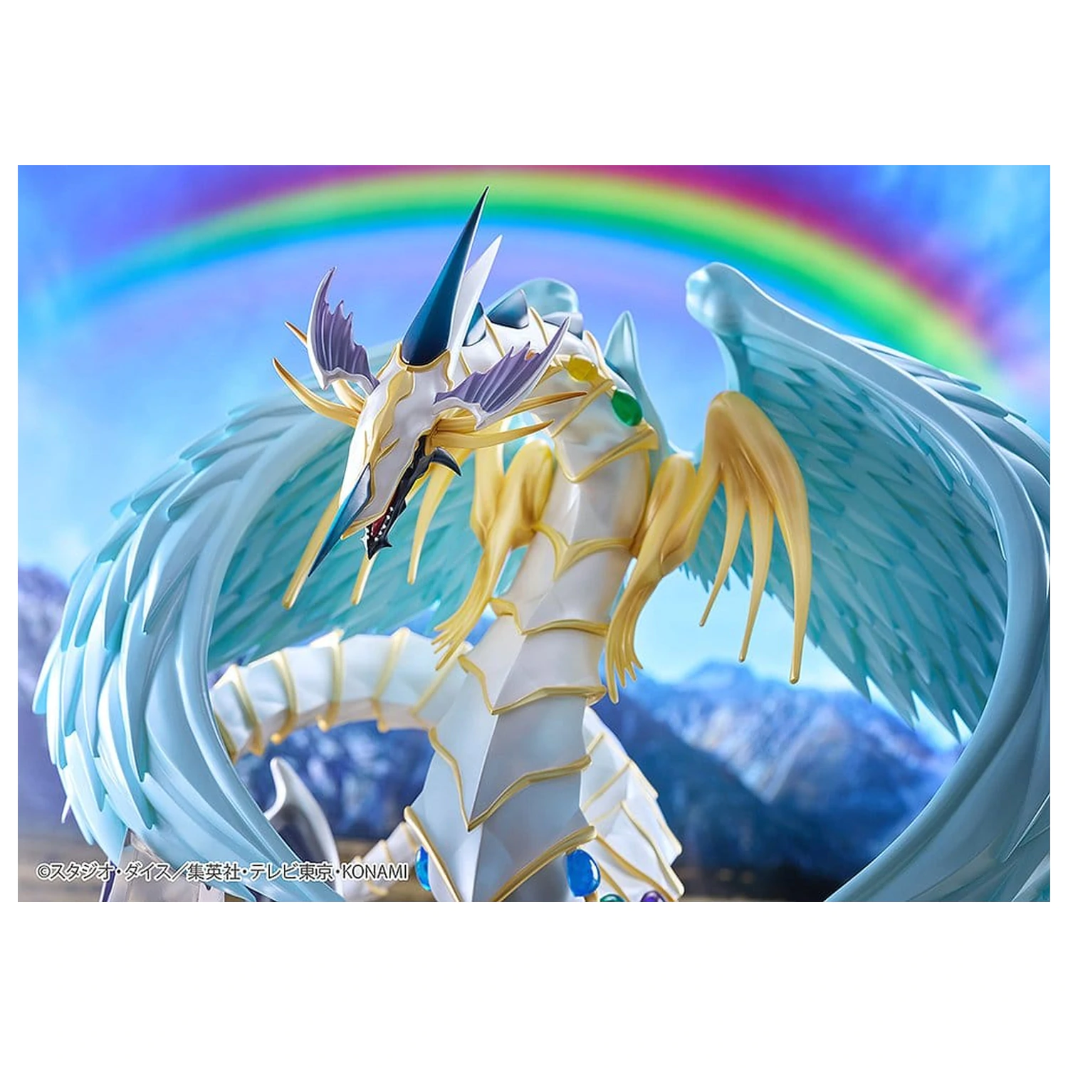 Yu-Gi-Oh! GX PVC figura Rainbow Dragon 28 cm fotografija proizvoda