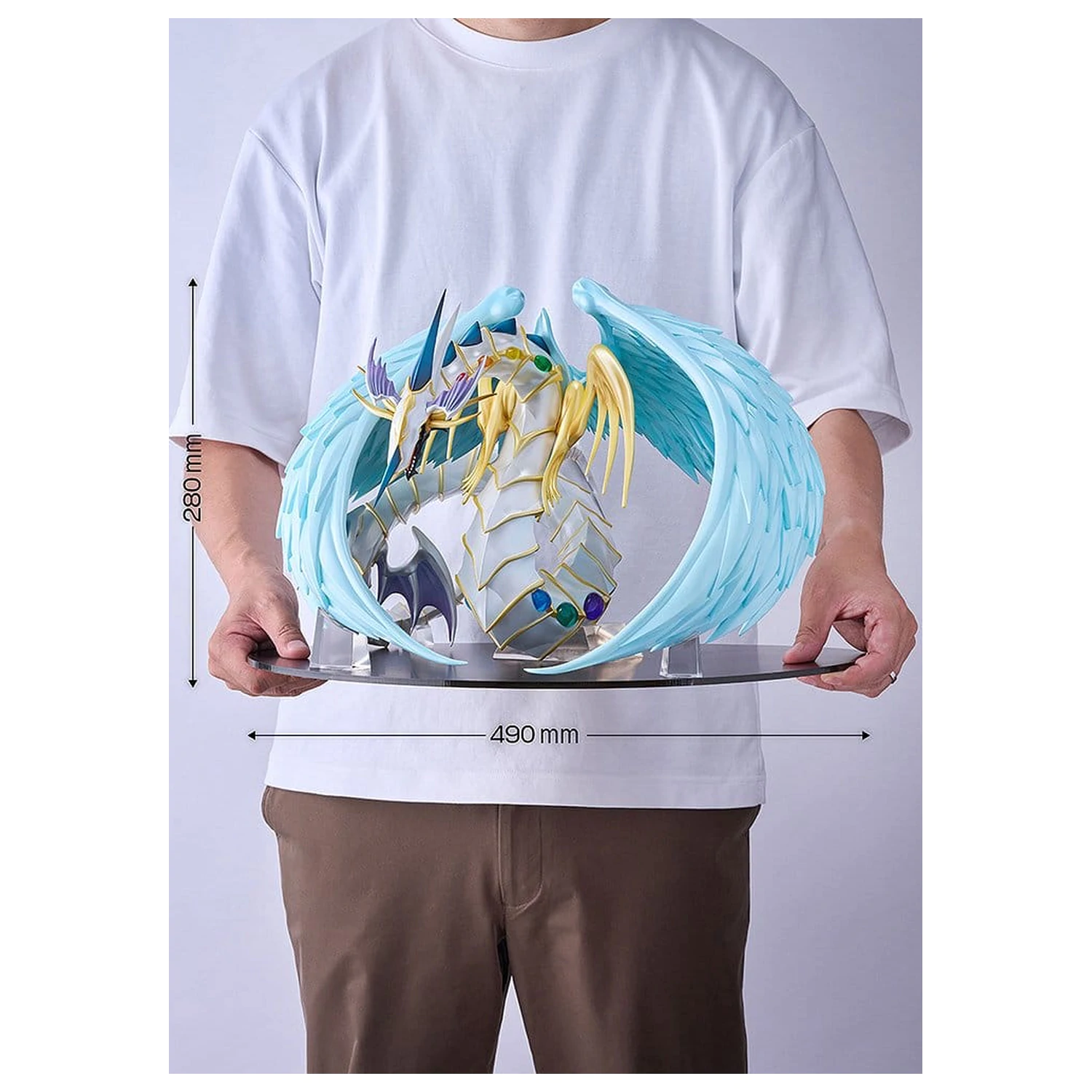 Yu-Gi-Oh! GX PVC figura Rainbow Dragon 28 cm fotografija proizvoda