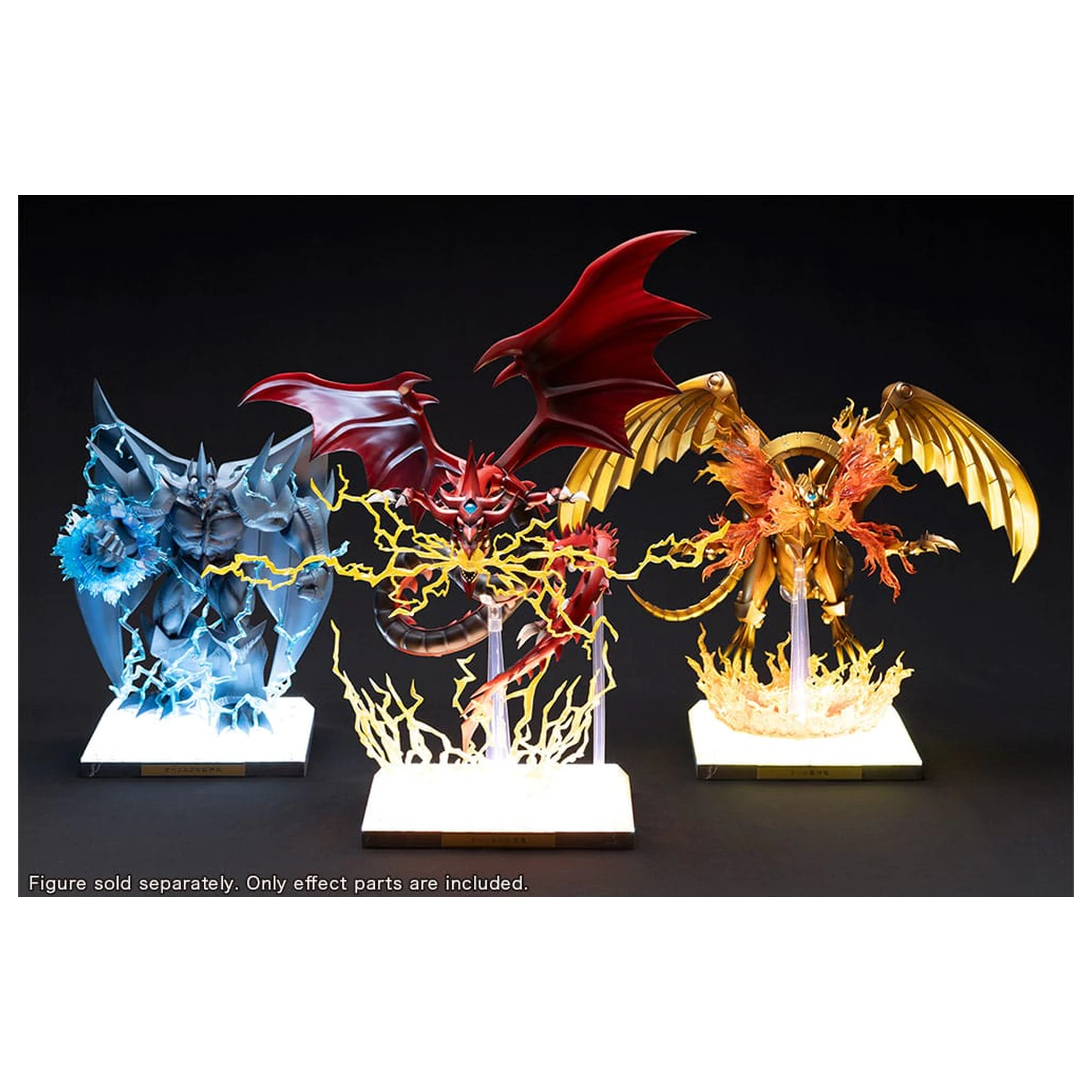 Yu-Gi-Oh! PVC kip dodaci Slifer the Sky Dragon Egyptian God Expansion dijelovi set fotografija proizvoda