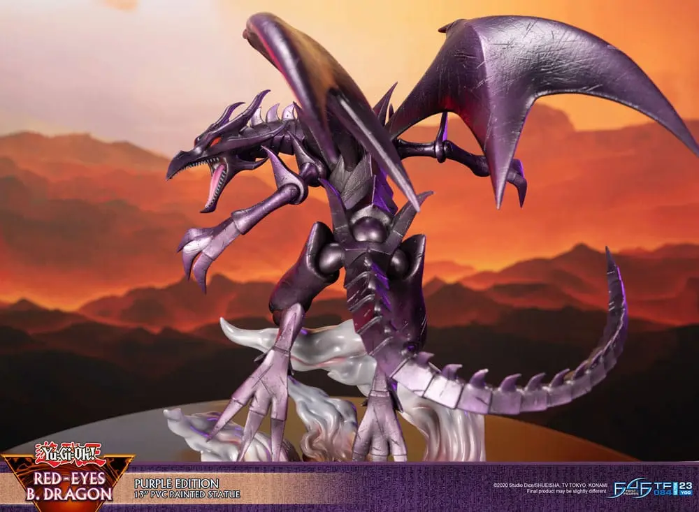 Yu-Gi-Oh! PVC kipić Red-Eyes B. Dragon Purple Colour 33 cm fotografija proizvoda