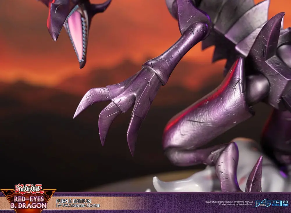 Yu-Gi-Oh! PVC kipić Red-Eyes B. Dragon Purple Colour 33 cm fotografija proizvoda