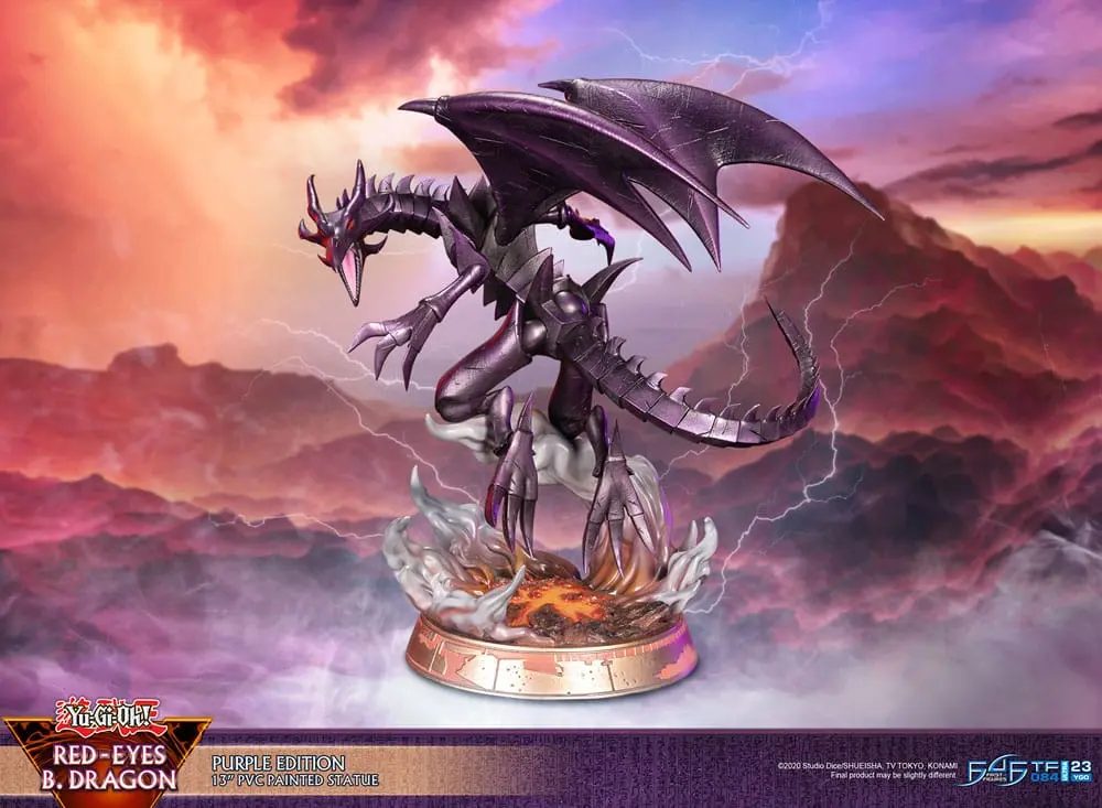 Yu-Gi-Oh! PVC kipić Red-Eyes B. Dragon Purple Colour 33 cm fotografija proizvoda