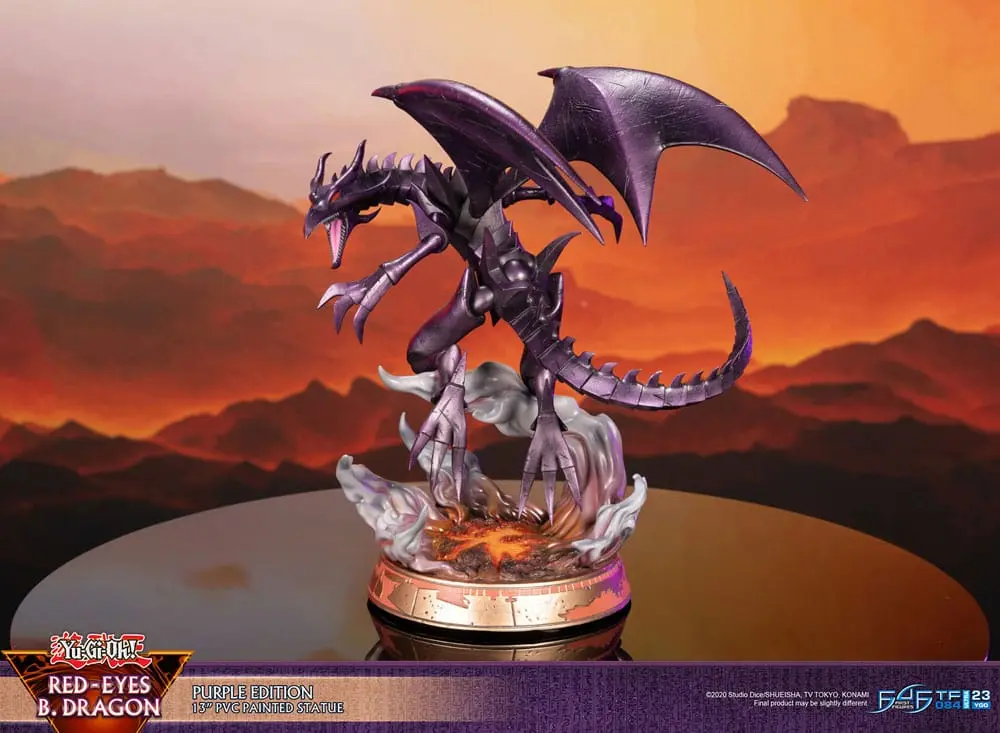 Yu-Gi-Oh! PVC kipić Red-Eyes B. Dragon Purple Colour 33 cm fotografija proizvoda