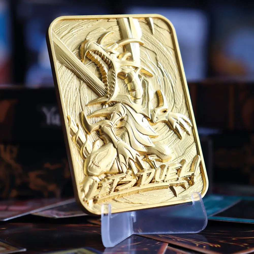 Yu-Gi-Oh! Replika kartice Red Eyes B. Dragon (pozlaćena) fotografija proizvoda