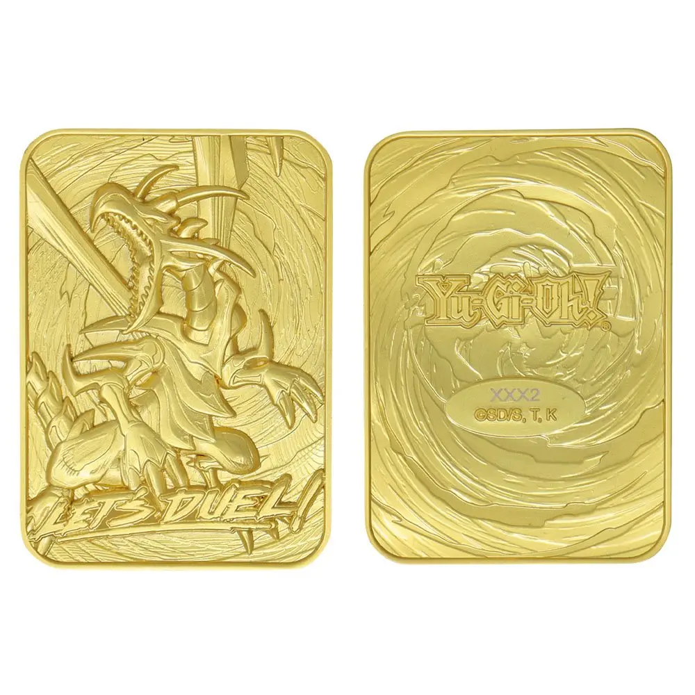 Yu-Gi-Oh! Replika kartice Red Eyes B. Dragon (pozlaćena) fotografija proizvoda