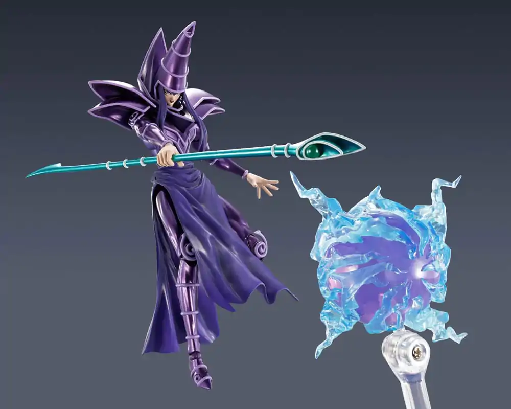 Yu-Gi-Oh! S.H. MonsterArts akcijska figura Dark Magician 19 cm fotografija proizvoda