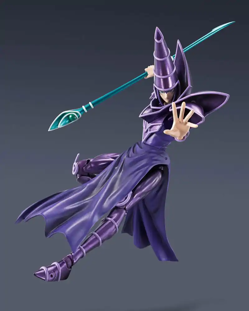 Yu-Gi-Oh! S.H. MonsterArts akcijska figura Dark Magician 19 cm fotografija proizvoda