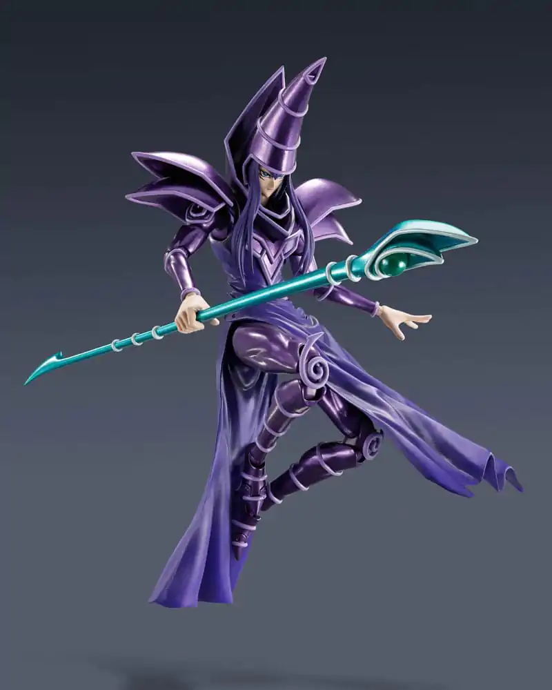 Yu-Gi-Oh! S.H. MonsterArts akcijska figura Dark Magician 19 cm fotografija proizvoda