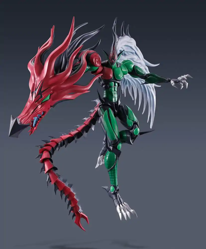 Yu-Gi-Oh! S.H. MonsterArts akcijska figura Elemental Hero Flame Wingman 19 cm fotografija proizvoda