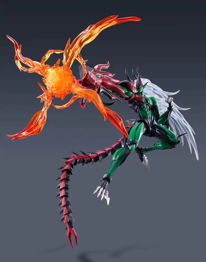 Yu-Gi-Oh! S.H. MonsterArts akcijska figura Elemental Hero Flame Wingman 19 cm fotografija proizvoda