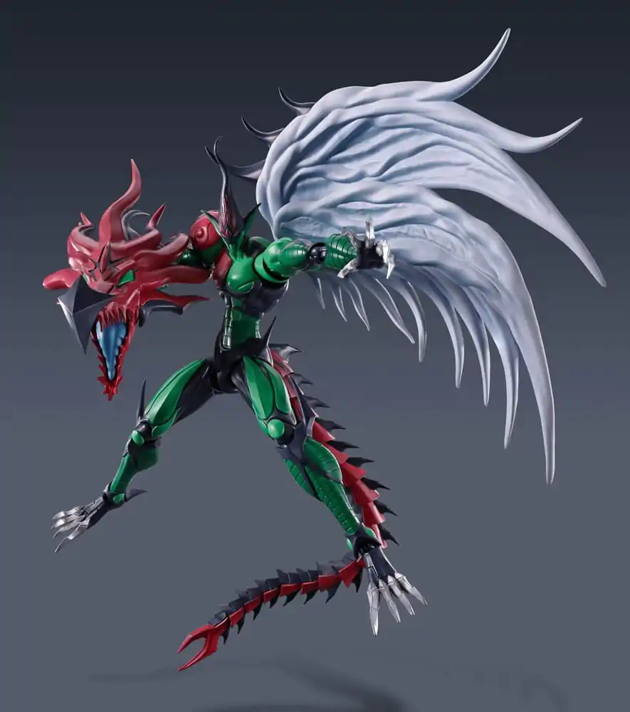 Yu-Gi-Oh! S.H. MonsterArts akcijska figura Elemental Hero Flame Wingman 19 cm fotografija proizvoda