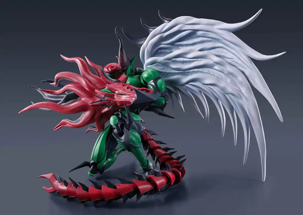 Yu-Gi-Oh! S.H. MonsterArts akcijska figura Elemental Hero Flame Wingman 19 cm fotografija proizvoda