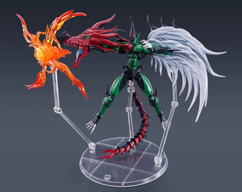 Yu-Gi-Oh! S.H. MonsterArts akcijska figura Elemental Hero Flame Wingman 19 cm fotografija proizvoda