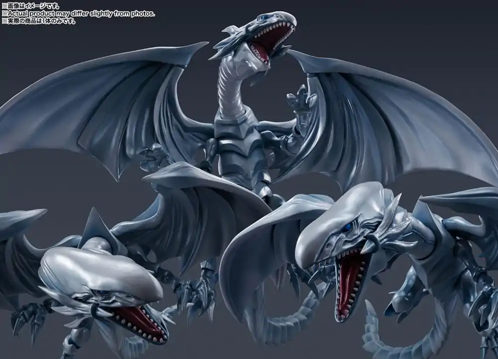 Yu-Gi-Oh! S.H. MonsterArts akcijska figura Blue-Eyes White Dragon 22 cm fotografija proizvoda