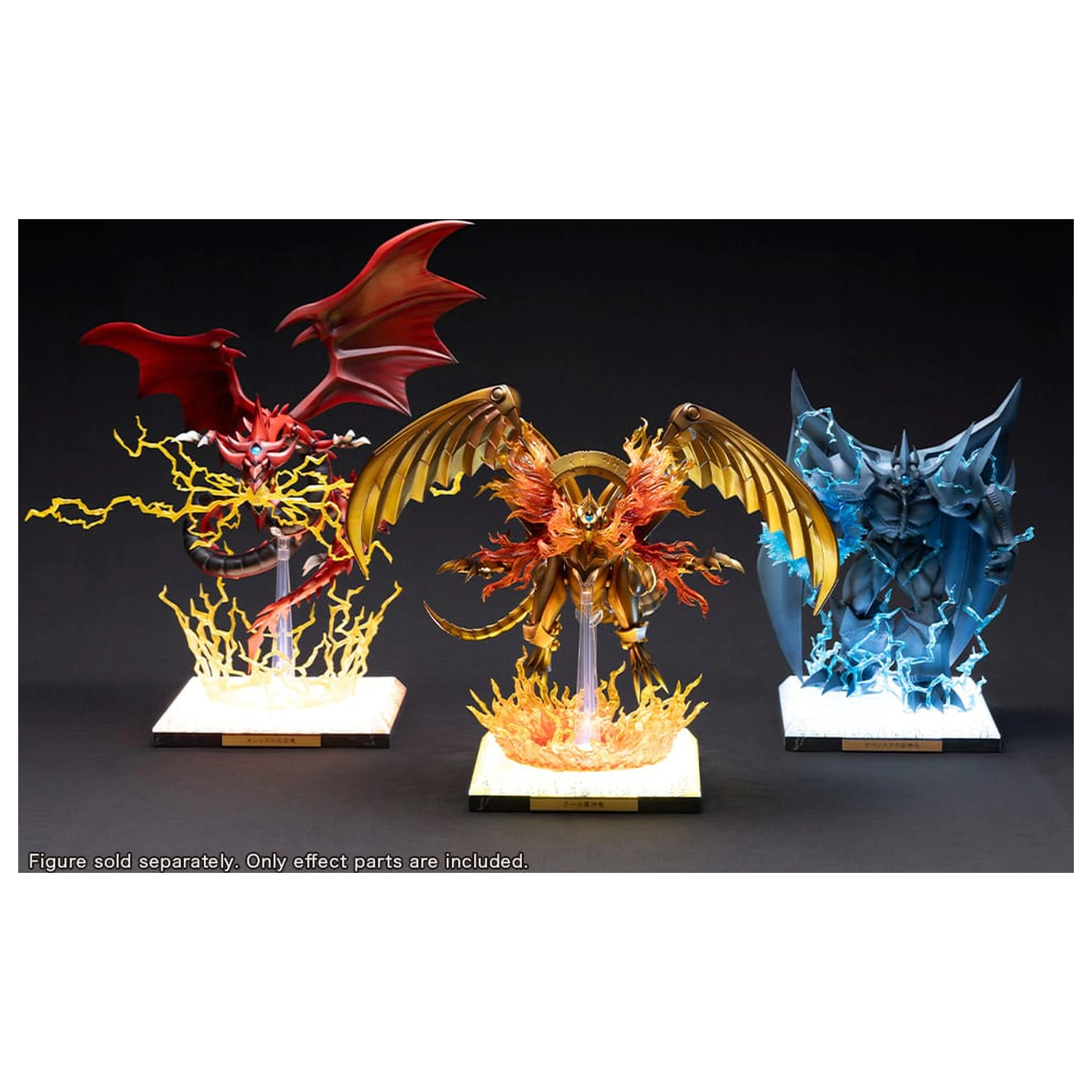 Yu-Gi-Oh! PVC Dodaci za statuu The Winged Dragon of Ra Egyptian God Set dijelova za proširenje fotografija proizvoda