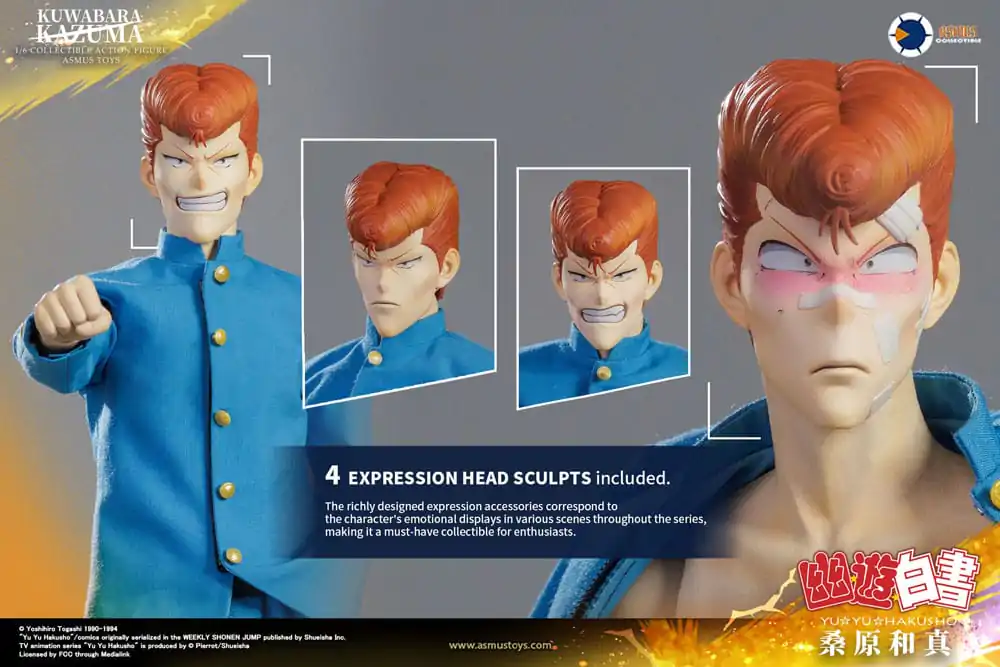 Yu Yu Hakusho akcijska figura 1/6 Kazuma Kuwabara 30 cm fotografija proizvoda