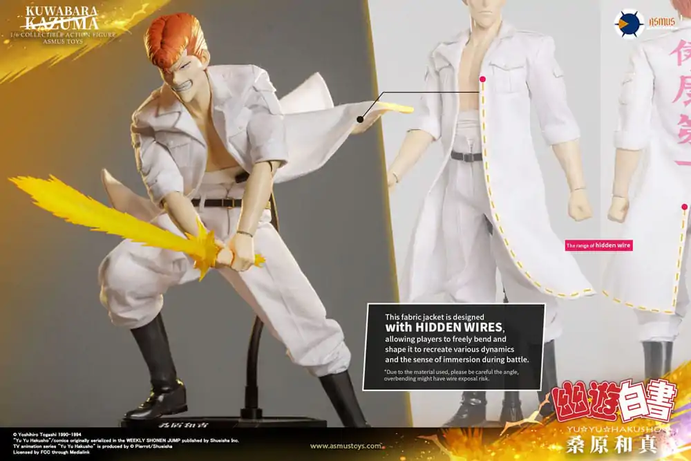 Yu Yu Hakusho akcijska figura 1/6 Kazuma Kuwabara 30 cm fotografija proizvoda