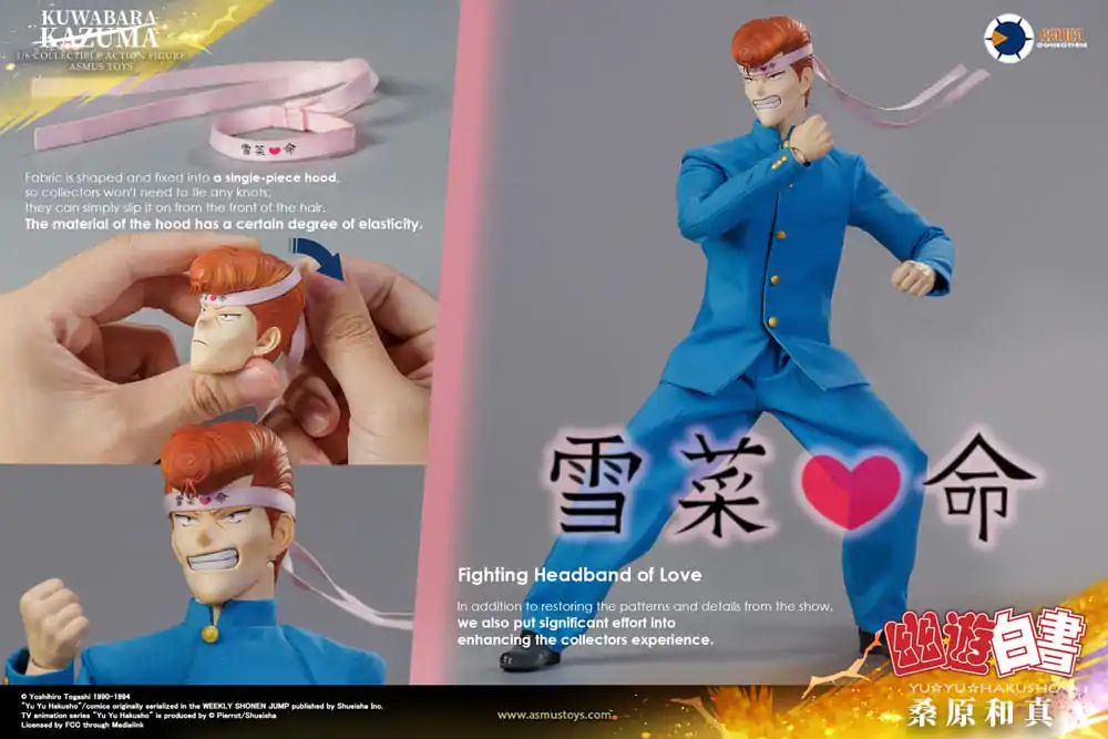 Yu Yu Hakusho akcijska figura 1/6 Kazuma Kuwabara 30 cm fotografija proizvoda