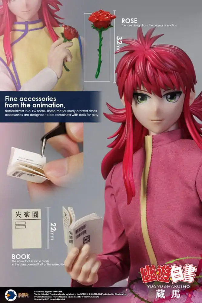 Yu Yu Hakusho akcijska figura 1/6 Kurama 30 cm fotografija proizvoda