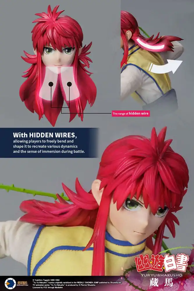 Yu Yu Hakusho akcijska figura 1/6 Kurama 30 cm fotografija proizvoda