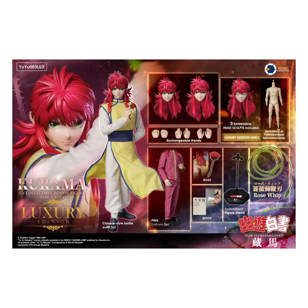 Yu Yu Hakusho akcijska figura 1/6 Kurama (Luxury Edition) 30 cm fotografija proizvoda