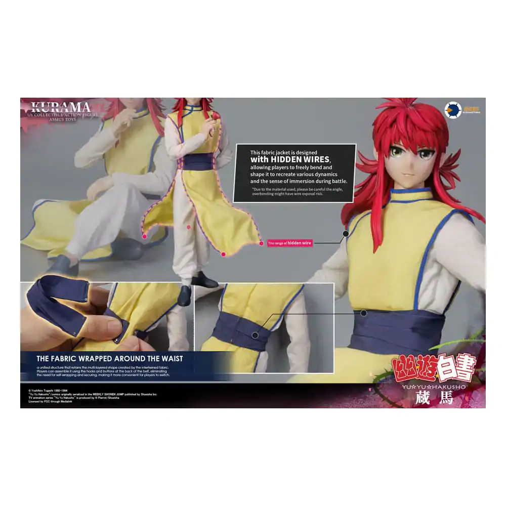 Yu Yu Hakusho akcijska figura 1/6 Kurama (Luxury Edition) 30 cm fotografija proizvoda